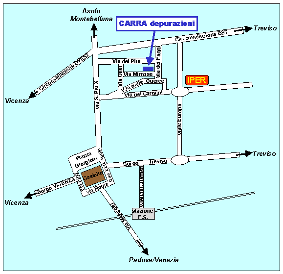 Mappa di Castelfranco